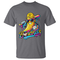 Funny Banana Baseball Drip T Shirt Lets Go Bananas Ice Cream Dripping Sport