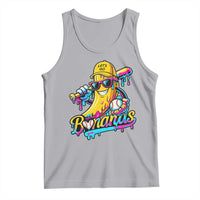 Funny Banana Baseball Drip Tank Top Lets Go Bananas Ice Cream Dripping Sport