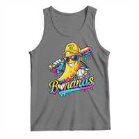 Funny Banana Baseball Drip Tank Top Lets Go Bananas Ice Cream Dripping Sport