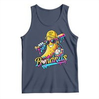 Funny Banana Baseball Drip Tank Top Lets Go Bananas Ice Cream Dripping Sport