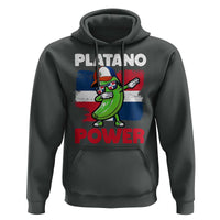 Platano Power Hoodie Funny Dominican Republic Flag Baseball