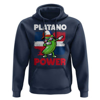 Platano Power Hoodie Funny Dominican Republic Flag Baseball