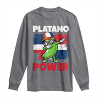 Platano Power Long Sleeve Shirt Funny Dominican Republic Flag Baseball