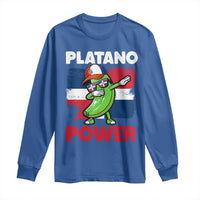 Platano Power Long Sleeve Shirt Funny Dominican Republic Flag Baseball