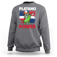 Platano Power Sweatshirt Funny Dominican Republic Flag Baseball