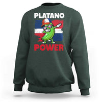 Platano Power Sweatshirt Funny Dominican Republic Flag Baseball