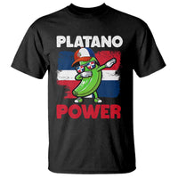 Platano Power T Shirt Funny Dominican Republic Flag Baseball