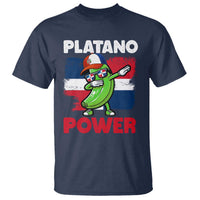 Platano Power T Shirt Funny Dominican Republic Flag Baseball