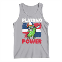 Platano Power Tank Top Funny Dominican Republic Flag Baseball