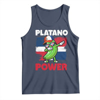 Platano Power Tank Top Funny Dominican Republic Flag Baseball