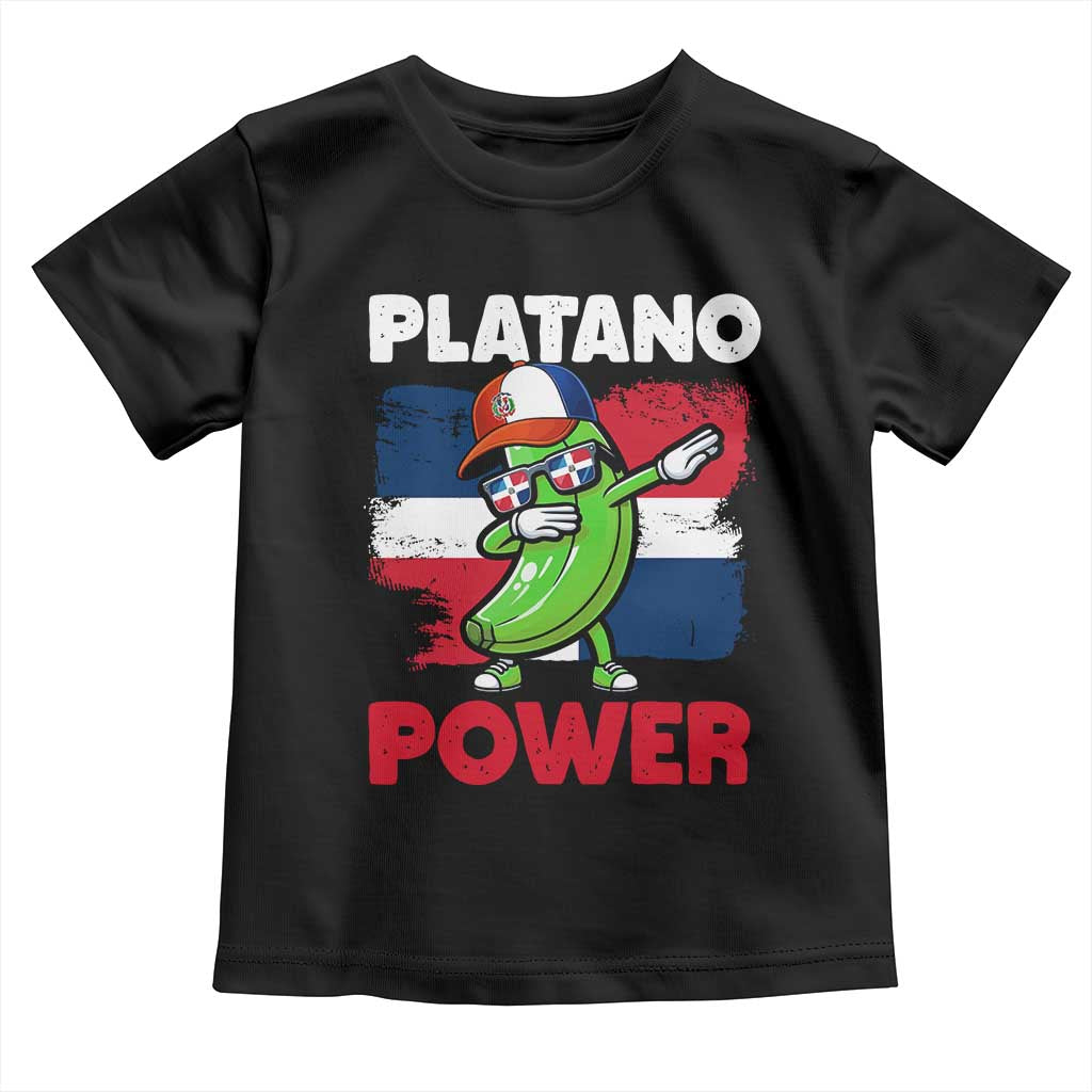 Platano Power Toddler T Shirt Funny Dominican Republic Flag Baseball