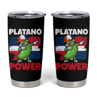 Platano Power Tumbler Cup Funny Dominican Republic Flag Baseball