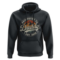 Promoted To Daddy Est 2026 Hoodie Soon to Be Dad Retro Baby Announcement