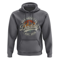 Promoted To Daddy Est 2026 Hoodie Soon to Be Dad Retro Baby Announcement