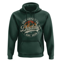 Promoted To Daddy Est 2026 Hoodie Soon to Be Dad Retro Baby Announcement