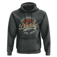 Promoted To Daddy Est 2026 Hoodie Soon to Be Dad Retro Baby Announcement
