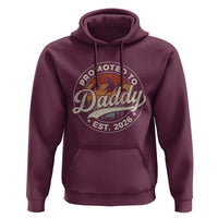 Promoted To Daddy Est 2026 Hoodie Soon to Be Dad Retro Baby Announcement