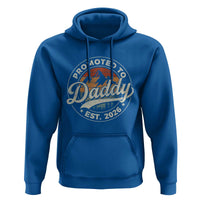 Promoted To Daddy Est 2026 Hoodie Soon to Be Dad Retro Baby Announcement