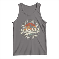 Promoted To Daddy Est 2026 Tank Top Soon to Be Dad Retro Baby Announcement