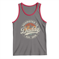 Promoted To Daddy Est 2026 Tank Top Soon to Be Dad Retro Baby Announcement