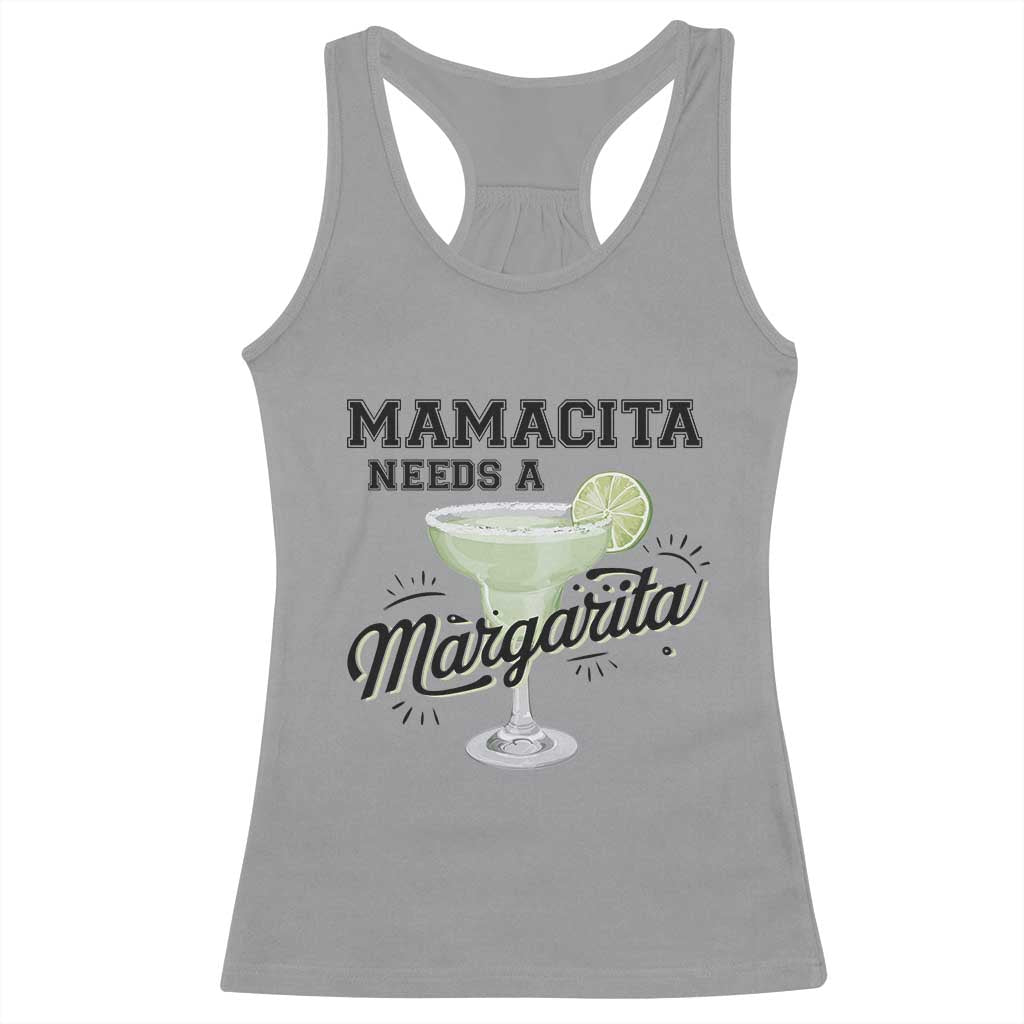 Funny Mamacita Needs A Margarita Racerback Tank Top Magarita Cocktail Lover