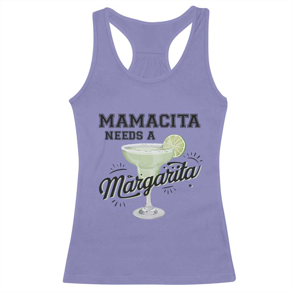 Funny Mamacita Needs A Margarita Racerback Tank Top Magarita Cocktail Lover