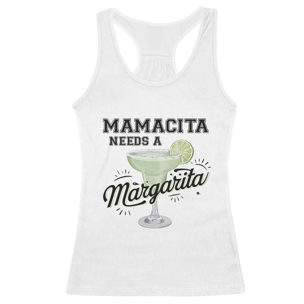 Funny Mamacita Needs A Margarita Racerback Tank Top Magarita Cocktail Lover