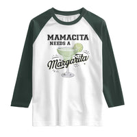 Funny Mamacita Needs A Margarita Raglan Shirt Magarita Cocktail Lover