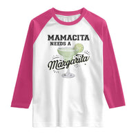 Funny Mamacita Needs A Margarita Raglan Shirt Magarita Cocktail Lover