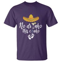 Funny Cinco De Mayo Pregnancy Reveal T Shirt No Drinko This Cinko Sombrero Hat