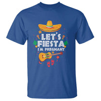 Funny Cinco De Mayo Pregnancy Announcement T Shirt Let's Fiesta I'm Pregnant Mexico Festival