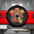 Funny Cinco De Mayo Sugar Skull Sombrero Hat Bow Spare Tire Cover