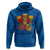 Funny Cinco De Mayo Sugar Skull Sombrero Hat Bow Hoodie