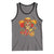Funny Cinco De Mayo Sugar Skull Sombrero Hat Bow Tank Top