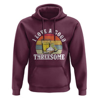 Funny Tequila Lover Hoodie I Love A Good Threesome Cinco de Mayo