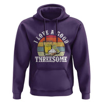 Funny Tequila Lover Hoodie I Love A Good Threesome Cinco de Mayo