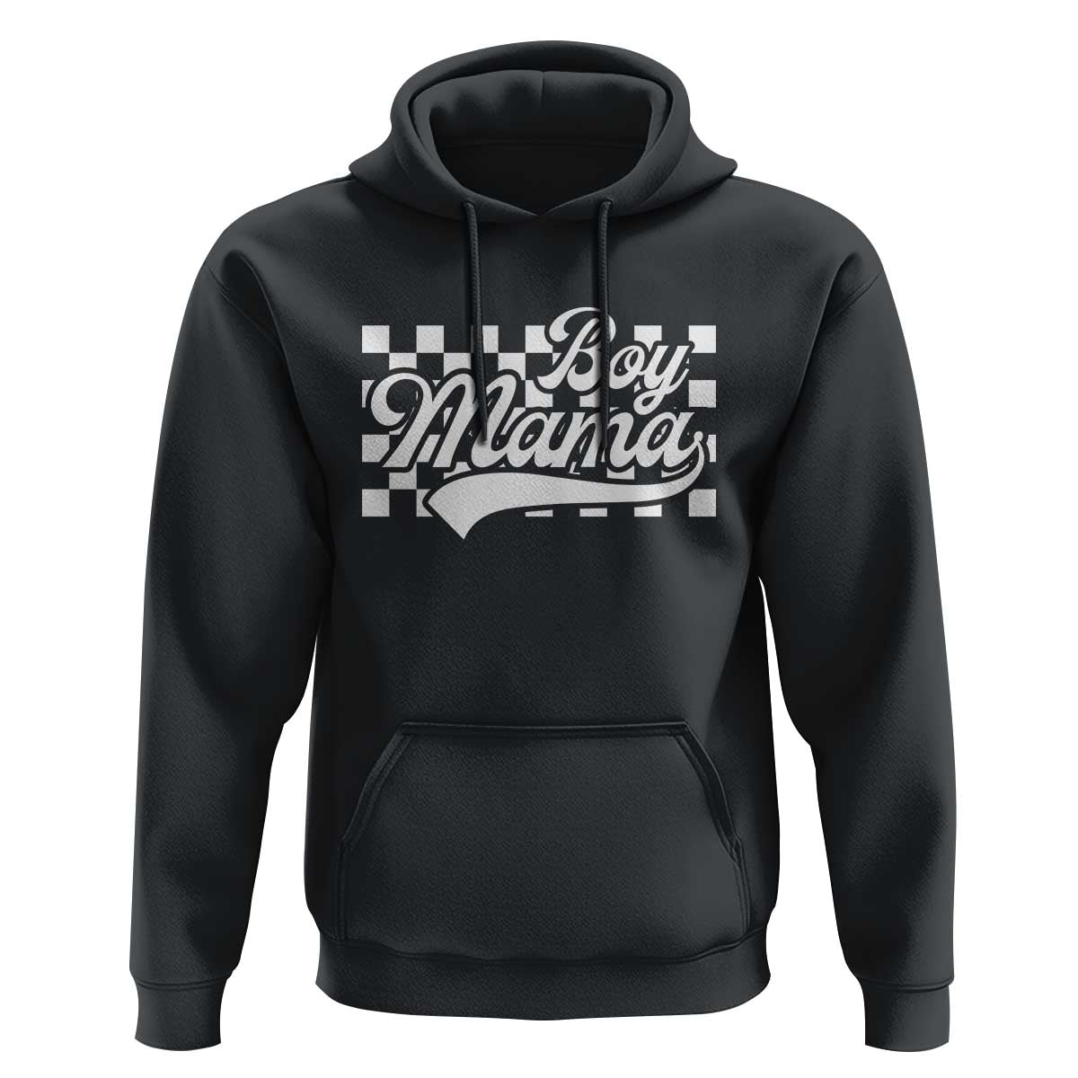 Funny Boy Mama Hoodie Mama Of Boy Checkerboard Mother's Day