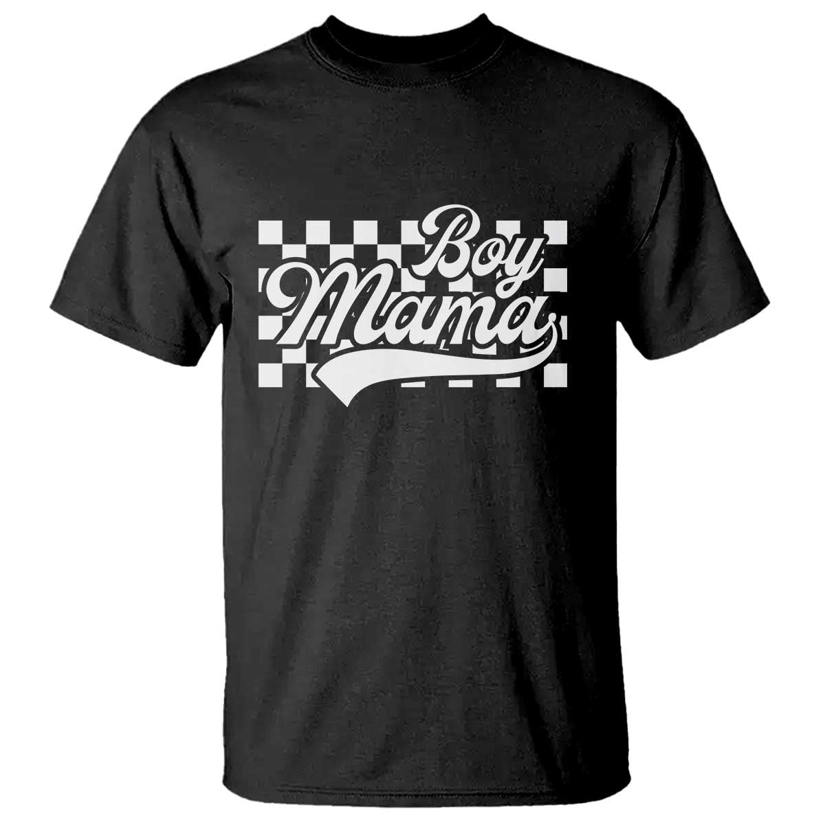 Funny Boy Mama T Shirt Mama Of Boy Checkerboard Mother's Day
