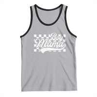 Funny Boy Mama Tank Top Mama Of Boy Checkerboard Mother's Day