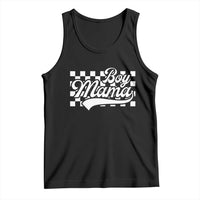 Funny Boy Mama Tank Top Mama Of Boy Checkerboard Mother's Day