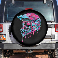 Motocross Helmet Drip Ice Cream Melt Graphic Dirt Bike Racing Spare Tire Cover