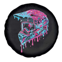 Motocross Helmet Drip Ice Cream Melt Graphic Dirt Bike Racing Spare Tire Cover