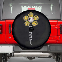 Pittsburgh Sport Retro Baseball Flower Spare Tire Cover Funny Game Day