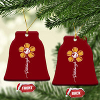 Pittsburgh Sport Retro Baseball Flower Ceramic Ornament Funny Game Day