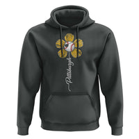 Pittsburgh Sport Retro Baseball Flower Hoodie Funny Game Day