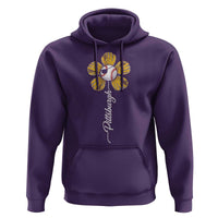 Pittsburgh Sport Retro Baseball Flower Hoodie Funny Game Day