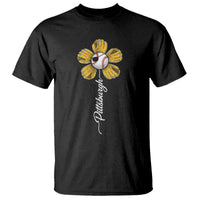 Pittsburgh Sport Retro Baseball Flower T Shirt Funny Game Day