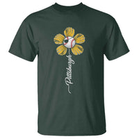 Pittsburgh Sport Retro Baseball Flower T Shirt Funny Game Day