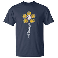 Pittsburgh Sport Retro Baseball Flower T Shirt Funny Game Day