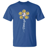 Pittsburgh Sport Retro Baseball Flower T Shirt Funny Game Day